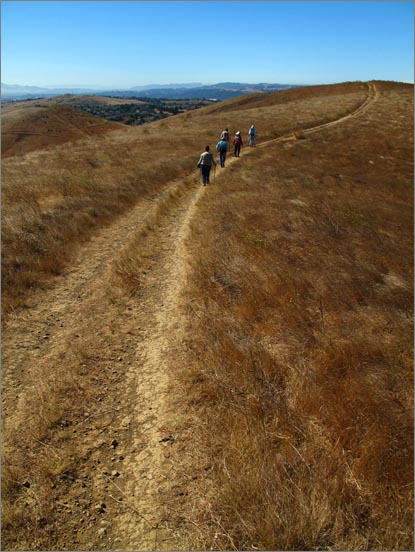 sm (14) 090723 Vallejo.jpg - Typical trail section heading towards one of the several 500 foot plus peaks.